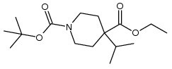 Ethyl1-Boc-4-isopropyl-4-piperidinecarboxylate